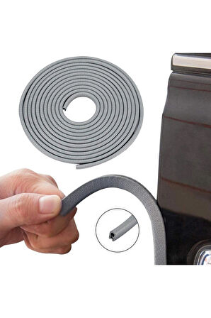 Oto Kapı Fitili Çizilmelere Karşı Koruyan Araç Kapı Koruyucu Fitil Gri 5 Metre