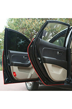 Oto Kapı Fitili Çizilmelere Karşı Koruyan Araç Kapı Koruyucu Fitil Kırmızı 5 Metre