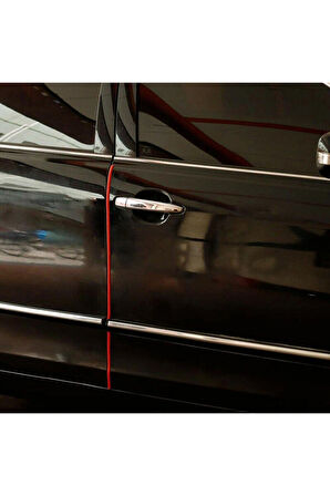 Oto Kapı Fitili Çizilmelere Karşı Koruyan Araç Kapı Koruyucu Fitil Kırmızı 5 Metre