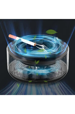 Duman Çeken Küllük Duman Filtreli Fanlı Küllük Hava Temizleyici