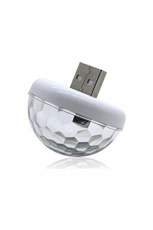 Sese Ve Müziğe Duyarlı Usb Girişli Araç İçi Mini Disko Topu Parti