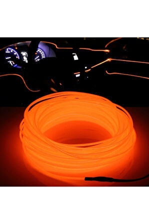 Araç İçi Neon Aydınlatma Led Göğüs Torpido Ledi Neon İp Led Kırmızı 2 Metre