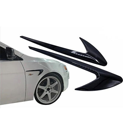 Universal Oto Çamurluk Venti Sağ Ve Sol Her Araca Uygun Nike Şeklinde Çamurluk Süsü