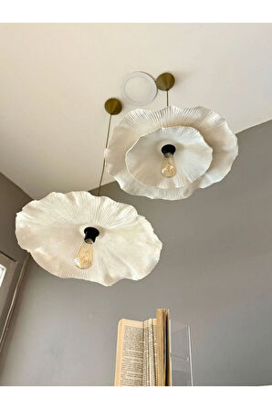 2'li Modern Avf İki Katlı Sarkıt Avize & 60 cm Avize