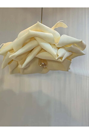 Krem Vehha Tasarım Eva Modern Sarkıt Avize