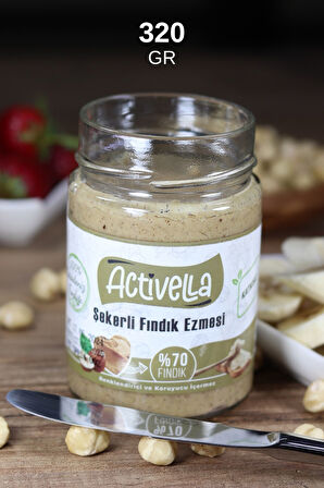 Activella Kakaolu Fındık Ezmesi 330gr %35 Fındıklı + Şekerli Fındık Ezmesi 320gr %70 Fındıklı