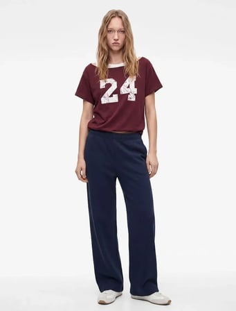 Omzu Açık Kısa Kollu Tişört 7WAL10295IK - KOTON - BORDO - L