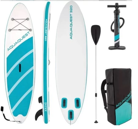 Delux Serisi Macera Yaz Eğlencesi Kamp SBR-320 Surf Board Seti 320X81X15 cm