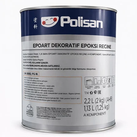 Polisan Epoart Epoksi Dekoratif Reçine 2.5 Kg