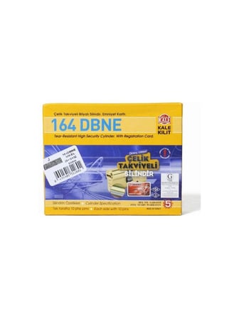 Kale 164DBNE çelik takviyeli bilyalı barel 5 anh.lı saten