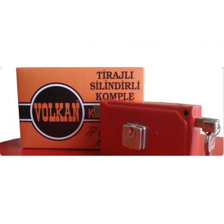 Volkan 14 cm apartman demir kapı kilidi trajlı kilit