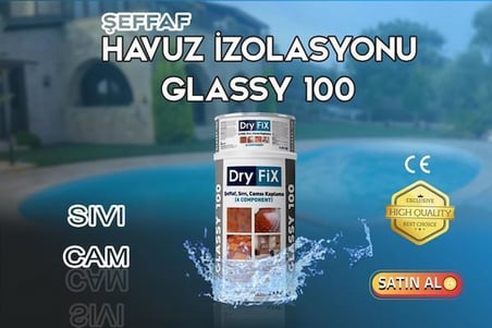 DryFix Glassy100 Şeffaf Sıvı Camsı Kaplama 4 Kg