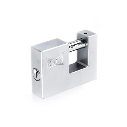 Kale KD001/50-160 60 mm prinç kayar milli pimli saten asma kilit