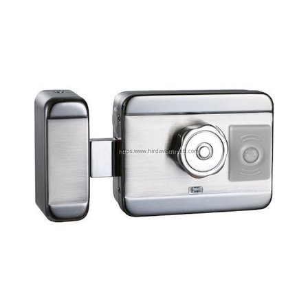 Marelli SENSÖRLÜ motorlu SESSİZ + GÜVENLİ manyetik elektrikli trajlı apartman kapı kilidi motorlu otomat + kartlı sistemi + trafosu + 25 çip