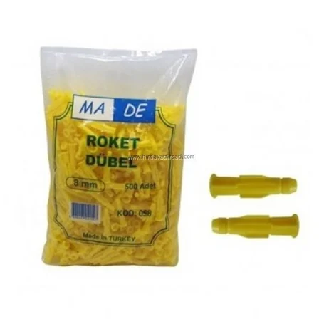 MA-DE 8 mm roket dübel 500 adet
