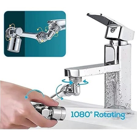 1080 derece dönebilen robotik musluk başlığı musluk robotu