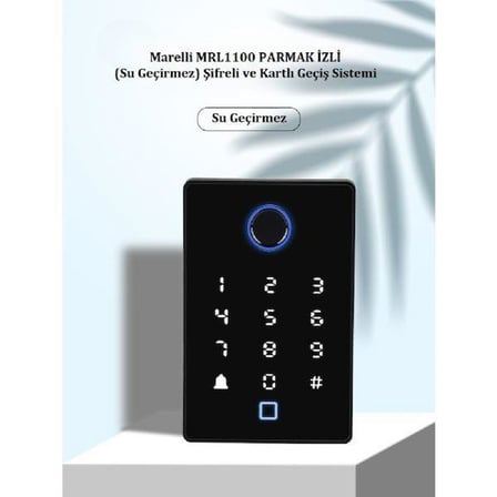 Marelli MRL1100 Su Geçirmez Parmak İzli Geçiş Giriş Sistemi Ünitesi