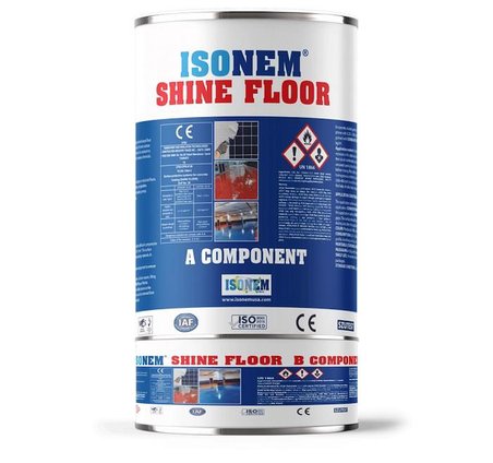 İsonem Shine Floor Solvent Bazlı Fayans Boyası 2.25 Kg Beyaz