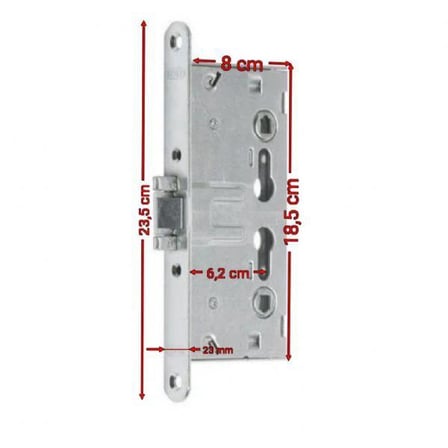 Gömme kilitli panik bar KOMPLE set 600G-PL panik bar + 66M dış kol + Dorma kaba iç kilit + yarım barel
