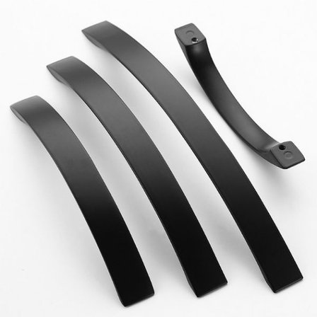 Marelli Rossa Black Siyah 96 Mm Mobilya Dolap Kulbu