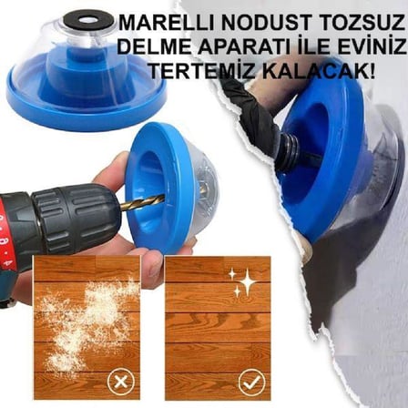 Marelli NODUST tozsuz delme aparatı matkap için toz tutucu aparat