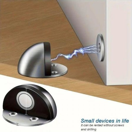 Marelli MIKNATISLI inox yarım ay tipi saten yer tamponu