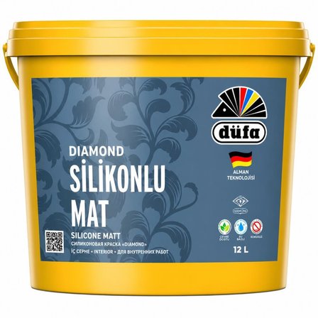 Düfa Diamond Silikonlu İç Cephe Boyası 20 Kg Beyaz