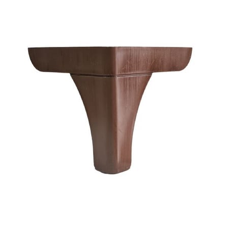 Ürgüp 1.kalite plastik KAHVERENGİ ahşap rengi kaliteli 14 cm lükens ayak
