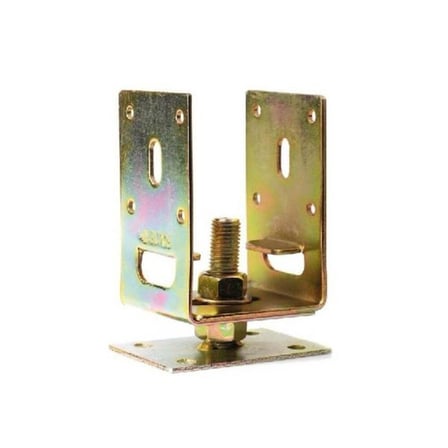M14 ayarlı tablalı kaliteli sağlam sac pergule ayağı 2,5 mm tabalı vidalı