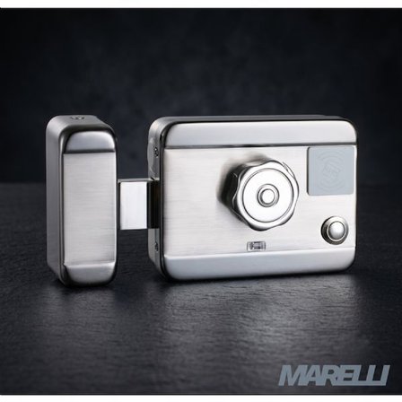 Marelli SU GEÇİRMEZ devreli BAHÇE KAPISI için manyetik motorlu otomat + kartlı sistemi + trafosu + 25 çip