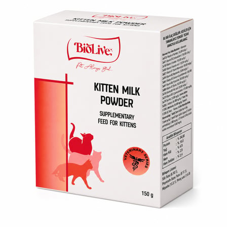 Biolive Yavru Kedileri İçin Süt Tozu 150 gr