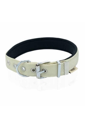 Doggie Softlu Köpek Boyun Tasması 3 cm 42 cm-50 cm Haki