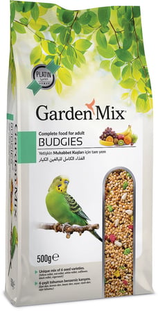 Gardenmix Platin Seri Vitaminli Meyveli Muhabbet Kuşu Yemi 500 gr
