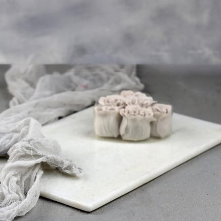 Akayev Mermer Beyaz 30x20 cm Sunum Tabağı