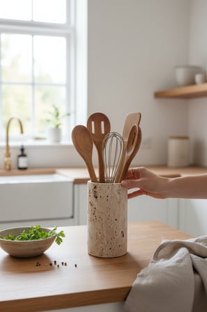 Akayev Traverten Kaşıklık 16 cm