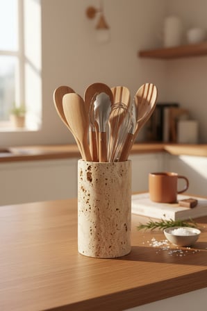 Akayev Traverten Kaşıklık 16 cm
