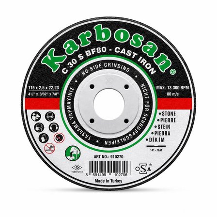 Karbosan Mermer Kesici Taş 230 mm
