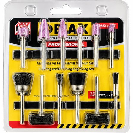 Dmax Dmx-4137 Taşlama Ve Fırçalama Gravür Seti 12 Parça