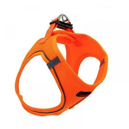 Tailpetz Air Mesh Köpek Göğüs Tasması 3XSmall 24-28 cm Neo Orange