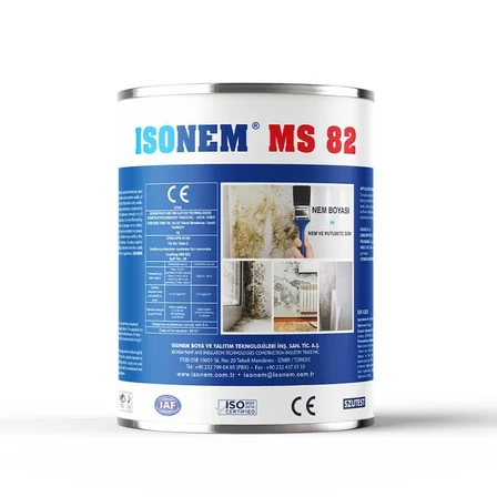 İsonem Ms 82 Rutubet Nem Küf Boyası 1 Kg Beyaz