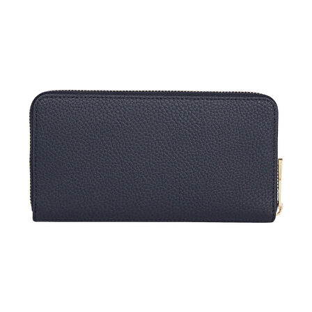 Tommy Hilfiger Lacivert Yatay Cüzdan
