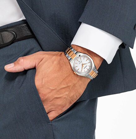 Citizen Gts Sports AW1756-89A Eco-Drive İki Renkli Çelik Erkek Kol Saati