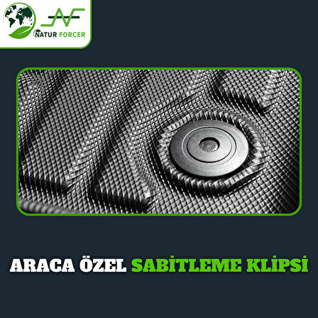 NaturForcer Üniversal Her Araca Uyumlu Premium Havuzlu Oto Paspas