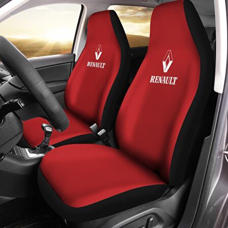 Renault Fluence Araca Özel Oto Koltuk Kılıfı PRO - Kırmızı ( Yeni Tasarım - Yeni Fit Kalıp )