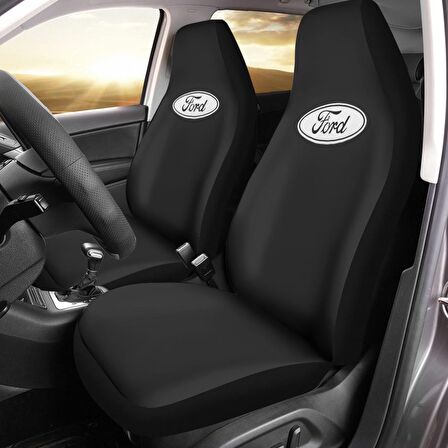 Ford Fiesta Araca Özel Oto Koltuk Kılıfı PRO - Siyah ( Yeni Tasarım - Yeni Fit Kalıp )