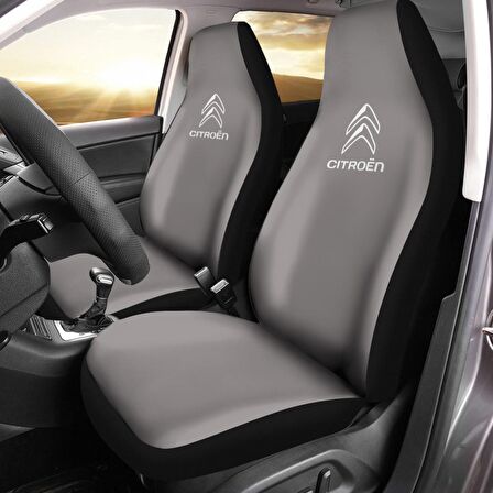 Citroen Nemo  Araca Özel Oto Koltuk Kılıfı PRO - Gri ( Yeni Tasarım - Yeni Fit Kalıp )