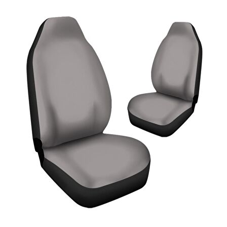 Dacia Duster   Araca Özel Oto Koltuk Kılıfı PRO - Baskısız - Gri ( Yeni Tasarım - Yeni Fit Kalıp )