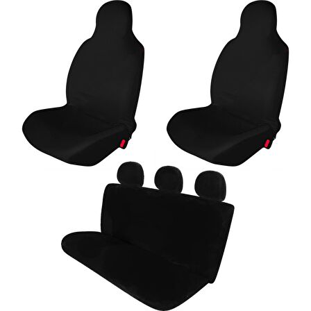 Ford Connect Penye Oto Koltuk Kılıfı - Baskısız - Siyah