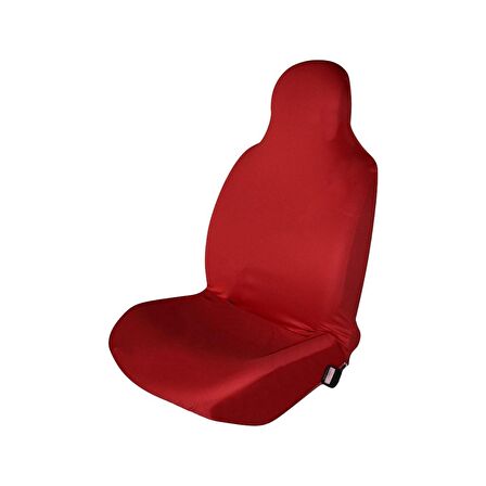 Peugeot 206 Penye Oto Koltuk Kılıfı - Baskısız - Kırmızı