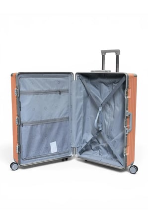Alüminyum RoseGold 2’li Set (Orta + Büyük Boy) Valiz